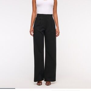 A&F Sloane Tailored Wide Leg Pant